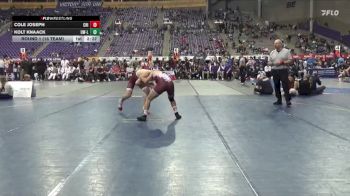 157 lbs Round 1 (16 Team) - Kolt Knaack, Wisconsin-La Crosse vs Cole Joseph, Chicago