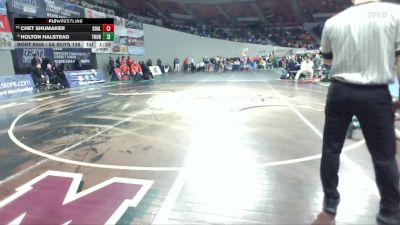 5A Boys 138 lbs Champ. Round 1 - Chet Shumaker, South Albany Boys vs Holton Halstead, Thurston Boys