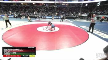 I-101 lbs Semifinal - William Soto, Newburgh vs Vincenzo Mannello, Briarcliff-Byram Hills-Valhalla-Westlake