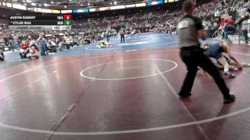 5A 106 lbs Champ. Round 1 - Austin Egbert, Twin Falls vs Cylar Bail, Middleton