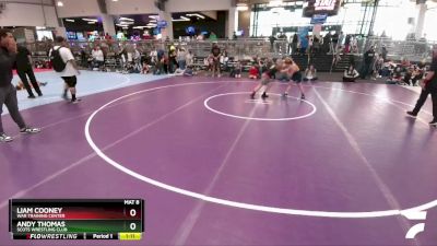 100 lbs Semifinal - Andy Thomas, Scots Wrestling Club vs Liam Cooney, WAR Training Center