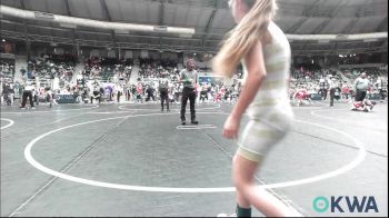 80 lbs Consi Of 4 - Ryan Ready2, Broken Arrow Wrestling Club vs Allyson Bloxham, Salina Wrestling Club