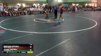 120 lbs Round 1 (6 Team) - Braydon Mitchell, Social Circle vs Ethan Cantrell, Springboro 2