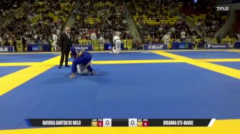 Brianna Ste-Marie vs Mayara Melo | 2025 World Jiu-Jitsu IBJJF Championship