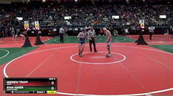 144 lbs Quarterfinal - Andrew Trapp, CEW1 vs Ryan Hager, Unattached