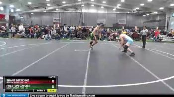 220 lbs Round 1 (4 Team) - Shane Nitschke, Dakota Hillbillies vs Preston Cavlier, South Dakota Fury