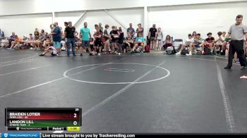 100 lbs Round 3 (8 Team) - Braiden Lotier, Rebellion vs Landon Lill, Xtreme Team