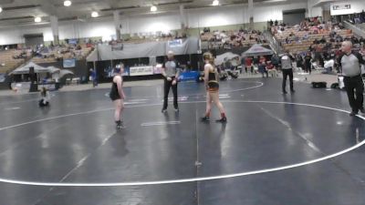 Girls 152 lbs Semifinal - Sawyer Ward, Science Hill High School Girls vs Emma Husser, Clarksville High School Girls