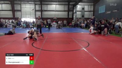 100 lbs Round Of 16 - Liam Lin, Unattached vs Gavin Stempkowski, Olympic