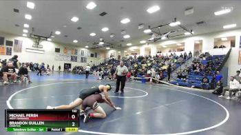 132 lbs 5th Place Match - Brandon Guillen, Cerritos vs Michael Persh, West Torrance