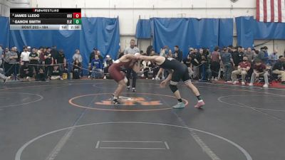 184 lbs Quarterfinal - Ganon Smith, Elizabethtown vs James Lledo, Arcadia