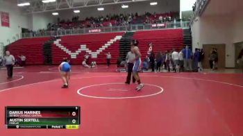 150 lbs Round 2 - Darius Marines, Detroit Catholic Central vs Austin Sertell, Findlay