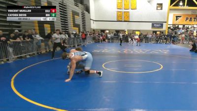 285Black lbs Rr Rnd 2 - Vincent Mueller, Columbia vs Cayden Bevis, Binghamton