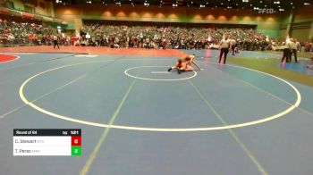 157 lbs Round Of 64 - Collin Stewart, Mountain Ridge High School vs Tysen Perez, Sprague