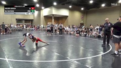 65 lbs Round 6 (8 Team) - Kaleb Leitch, Indiana Outlaws vs Eli Sayson, Spartan WC