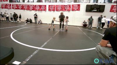 43 lbs Quarterfinal - Oakley Elizondo, Blue Devil Wrestling vs Arrow Fife, Tecumseh Youth Wrestling