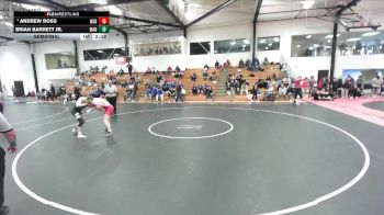 157 lbs Semifinal - Andrew Ross, Wabash vs Brian Barrett Jr., Manchester