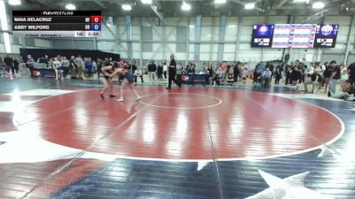 U20 Women - 53 lbs Cons. Round 1 - Maia DeLaCruz, NY vs Abby Wilfong, CO
