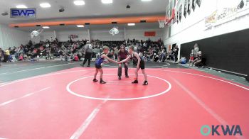 66 lbs Rr Rnd 3 - Luke Griffin, Muskogee Rougher Youth Wrestling vs Lightning Kirk, Quezada Wrestling Academy