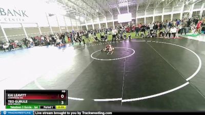 49 lbs Semifinal - Teo Gurule, New Mexico vs Kai Leavitt, Champions WC