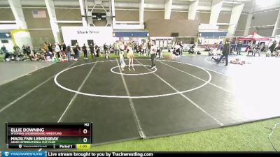 57 lbs Round 5 - Madilynn Lensegrav, Askeo International Mat Club vs Ellie Downing, Wyoming Underground Wrestling