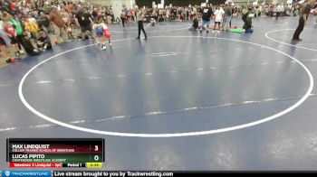 84 lbs Quarterfinal - Max Lindquist, Collum Trained School Of Wrestling vs Lucas Pipito, Contenders Wrestling Academy