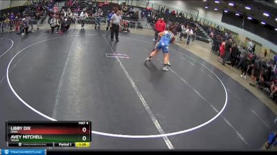190 lbs Semifinal - Avey Mitchell, Texas vs Libby Dix, Iowa