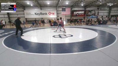 70 kg Cons. Rd Of 64 - Griffin Lundeen, Wolves Wrestling Club vs Tyson Peach, Jackrabbit Wrestling Club
