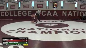 125 lbs 3rd Place Match - Dominic De`altonaga, Augsburg vs Yim-leej Yang, Augsburg