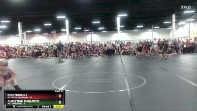 48 lbs Round 1 (6 Team) - Ben Maselli, U2 Upstate Uprising vs Christian Daquisto, Mat Warriors