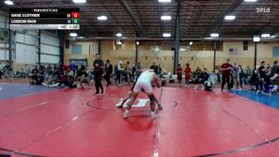 141 lbs Cons. Round 3 - Gage Clothier, Unattached vs London Rios, University Of Idaho