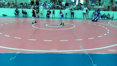 60 lbs Round Of 16 - Ella Robbins, Bison Takedown Wrestling Club vs Zeke Haffner, Etowah Junior Eagle Wrestling Club