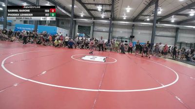 120 lbs Semifinal - Gabriel Barone, Frostburg vs Phoenix Lehmeier, Pittsburgh