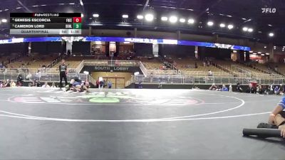 125 lbs Quarterfinal - CAMERON LORD, Sunlake vs Genesis Escorcia, Freedom