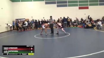 151 lbs 3rd Place Match - Luis Santamaria, Bonanza vs Zach Umberger, Empire