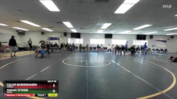 120 lbs Champ. Round 1 - Madan Stoner, Royal vs Calum Barkenhagen, Norco