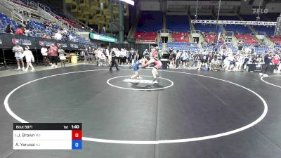 132 lbs Rnd Of 64 - Jet Brown, MO vs Aidan Yarussi, NJ