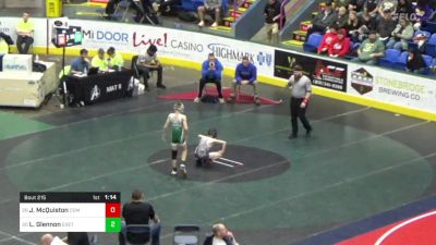 89 lbs Round Of 32 - Jay McQuiston, Commodore Perry vs Lincoln Glennon, Exeter Township