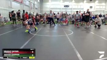 60 lbs Round 2 (8 Team) - Nathyn Chapman, Revolution Elite vs Bradley Snyder, Glasgow WA