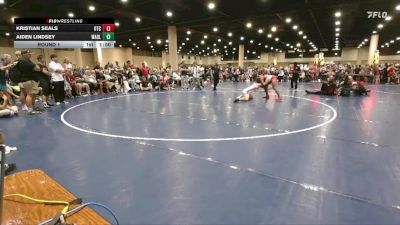 180 lbs Round 1 - Kristian Seals, OTC vs Aiden Lindsey, Wrestling Academy Of Louisiana