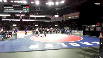 120 lbs Champ. Round 2 - Anton Saria, Kent Meridian vs Jude Haines, Edmonds-Woodway