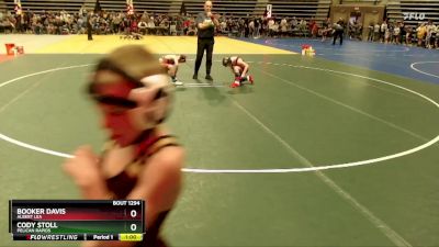 85 lbs Quarterfinal - Booker Davis, Albert Lea vs Cody Stoll, Pelican Rapids