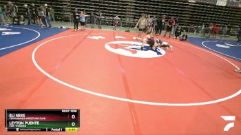 98 lbs 1st Place Match - Leyton Puente, CWC Thunder vs Eli Ness, Team Braves Wrestling Club