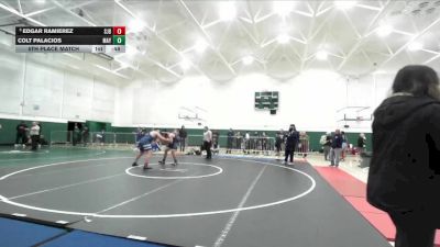 215 lbs 5th Place Match - Edgar Ramierez, St John Bosco vs Colt Palacios, Mayfair