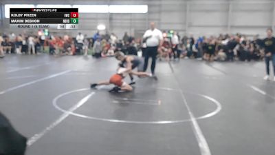 68 lbs Round 1 (6 Team) - Maxim DeShon, Neighborhood Wrestling vs Kolby Pitzen, Empyre WC