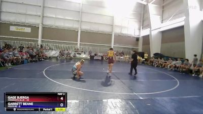 120 lbs Round 3 (8 Team) - Gage Bjerga, Minnesota Blue vs Garrett Beane, Missouri