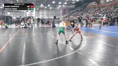 52.6-54.4 lbs Champ. Round 2 - Bentley Freije, Lakeland Wrestling Club vs Chase Thompson, Inland Northwest Wrestling Training Center