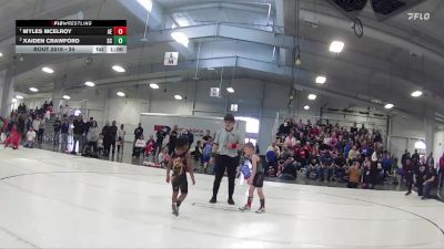 34 lbs Quarterfinal - Myles McElroy, Arlington Eagles vs Xaiden Crawford, Sherman Challengers