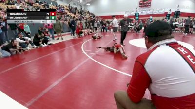 58-60 lbs Round 3 - Nolan Cano, PVBC WARRIORS vs Ryder Brady, Eaton Reds WC