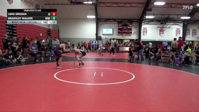 137-149 lbs Round 2 - Brantley Walker, Keokuk Kids Wrestling Club vs Luka Grogan, Fort Madison Wrestling